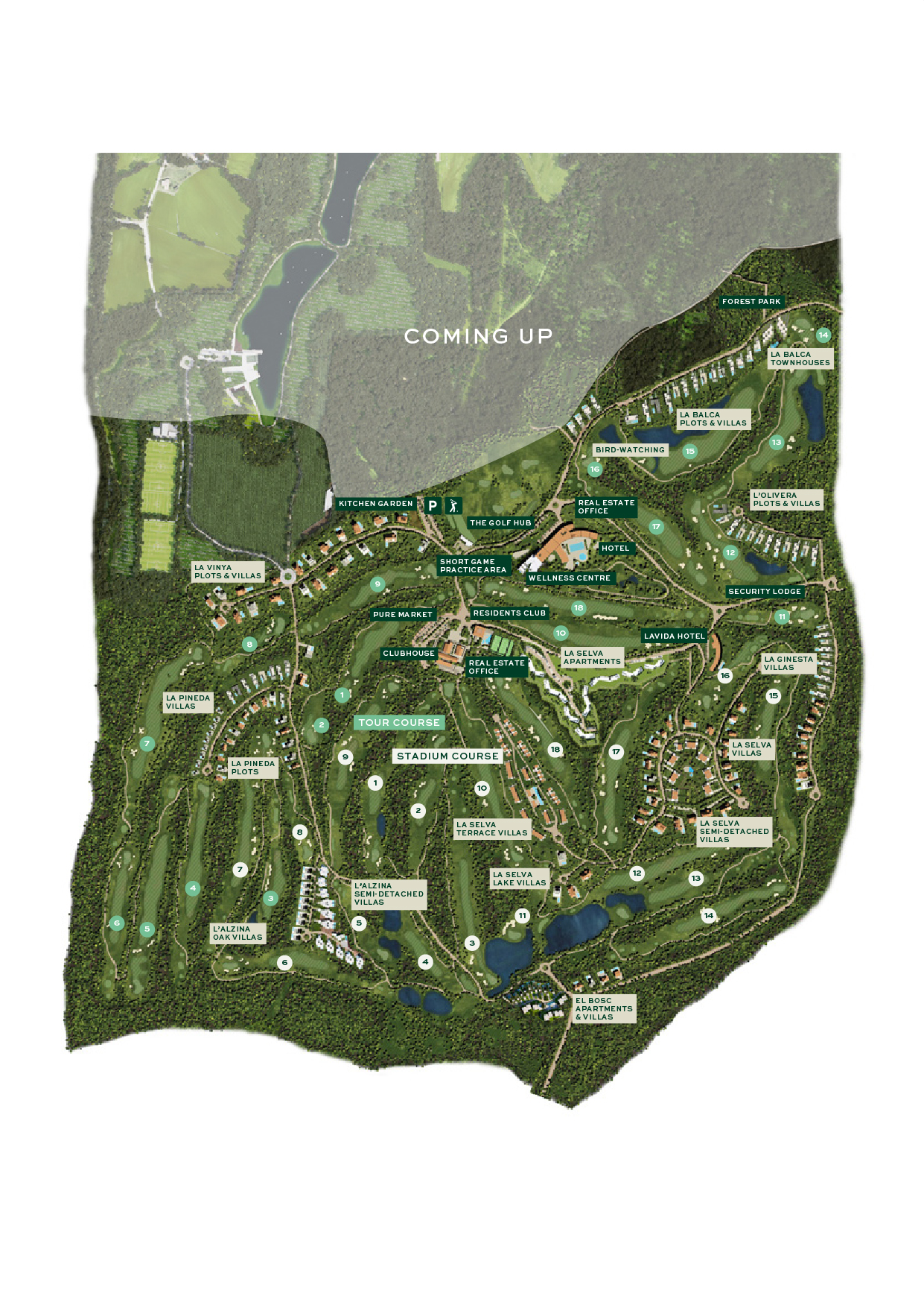 Resort Masterplan of Camiral Golf & Wellness