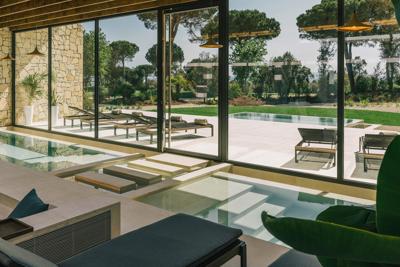 Elegant modern thermal baths at the Camiral a Quinta de Lago PGA Resort in Girona