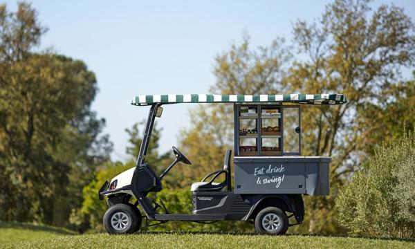 On Course Refreshment Buggy at Camiral Golf Resort in Girona