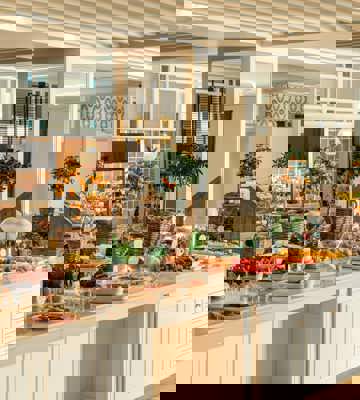 Breakfast at Camiral 5 star Hotel Girona