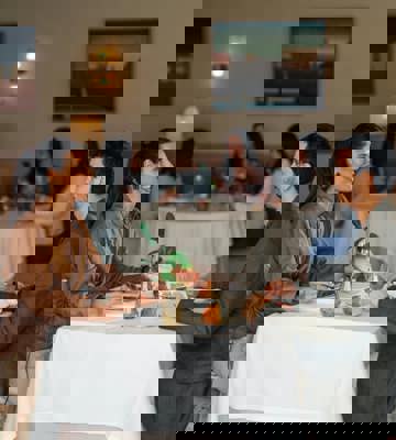 Couple Enjoying Romantic Dinner At Elegant Fine Dining Restaurant Origin