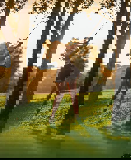 Guest Playing Golf at Award Winning Camiral Golf Course