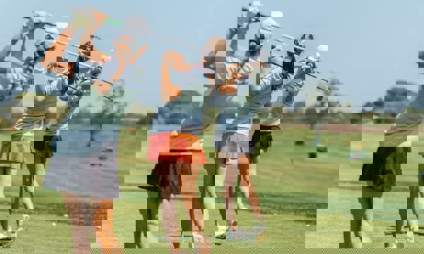 3 Girls at Camiral Junior Pga Academy Competition