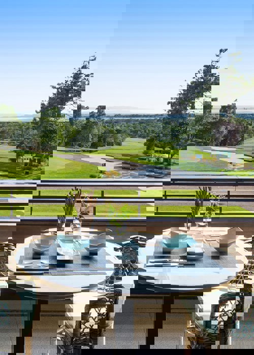 Club Cafe at Camiral A Quinta do Lago Resort in Girona exterior terrace dining