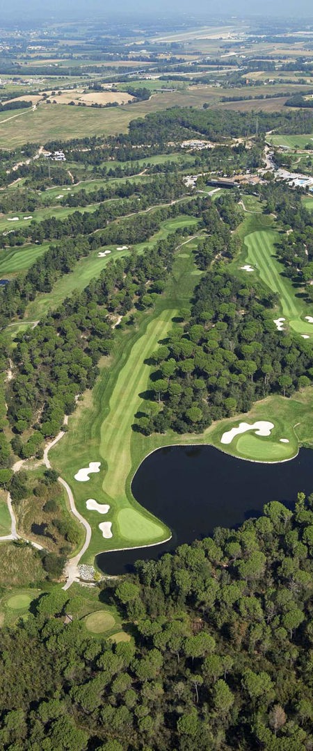 Location of the Camiral Resort near Barcelona