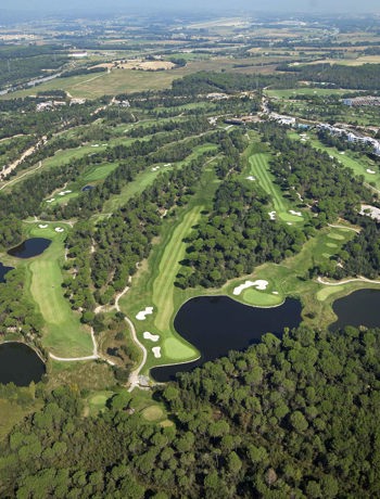 Location of the Camiral Resort near Barcelona