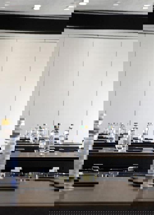 Modern Emporda Corporate meeting room at Camiral Hotel in Girona