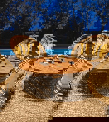 Outdoor Lounge Seating Area at PGA Catalunya Bella’s in Girona