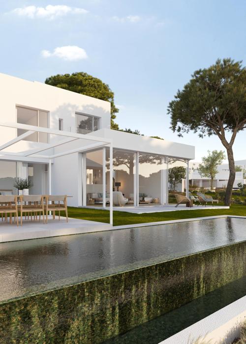 Contemporary Luxury Villa With Infinity Pool at Camiral in Girona