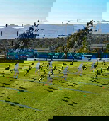 Sports Resort Catalonia - Professional Football Players Performing Resistance Drills