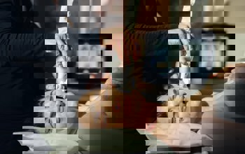 Woman received Icoone treatment to face at Camiral A Quinta do Lago Resort in Girona 