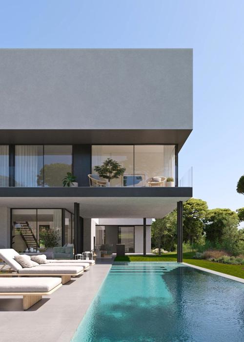 Modern Luxury Villa With Pool at Camiral Girona