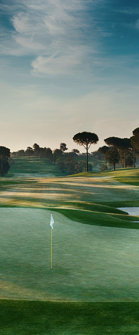 Tour Course 18th Hole Back View at PGA Catalunya Resort Girona