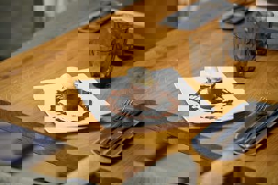 Chocolate Fondant Dessert with Vanilla Ice Cream Served at Camiral Bistro