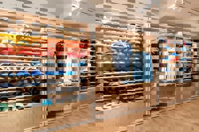 Caps, Tshirts and Pants at Camiral Golf Proshop