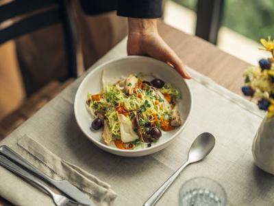 Longevity meals at the Camiral health and wellness spa in Girona