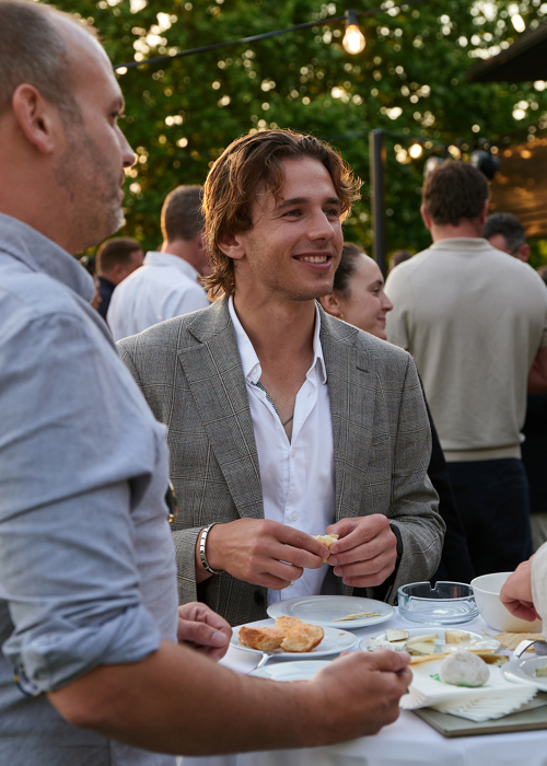 Guests Enjoying Outdoor Cocktail Reception at PGA Catalunya Resort